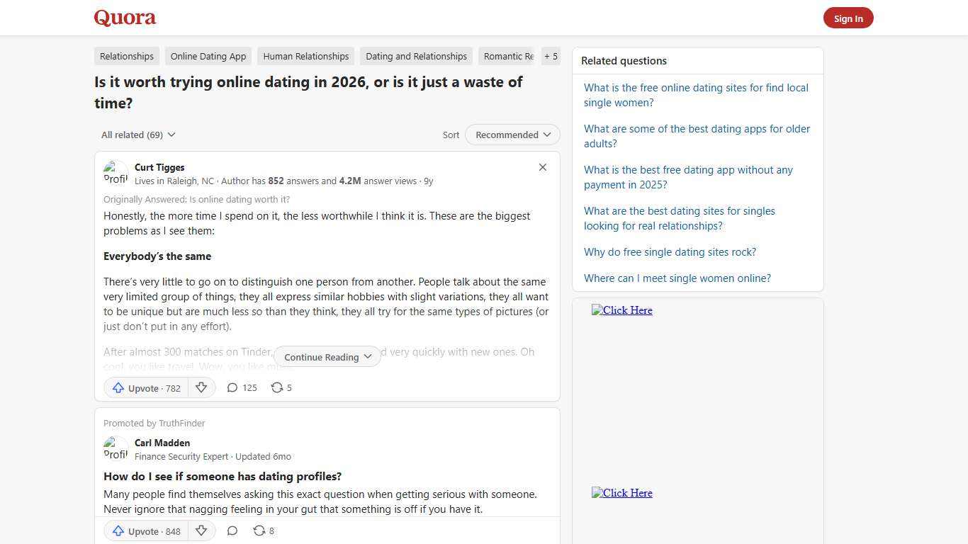Is it worth trying online dating in 2026, or is it just a waste of time? - Quora